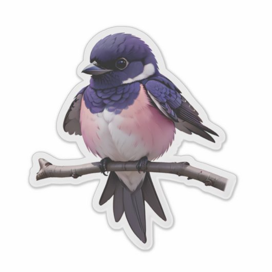 鳥 シール (正面)