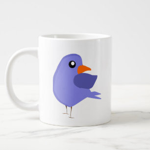 鳥 ジャンボコーヒーマグカップ