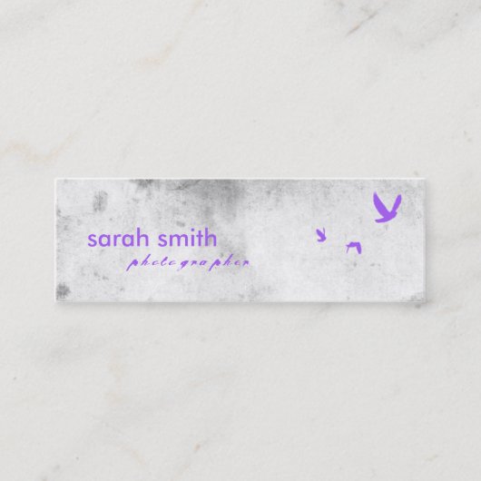 鳥 スキニー名刺 (正面)