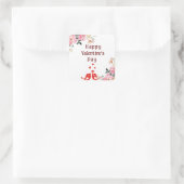 鳥 スクエアシール (バッグ)