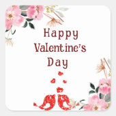 鳥 スクエアシール (正面)