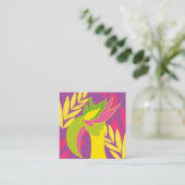 鳥 スクエア名刺 (スタンド正面)