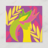 鳥 スクエア名刺 (正面)