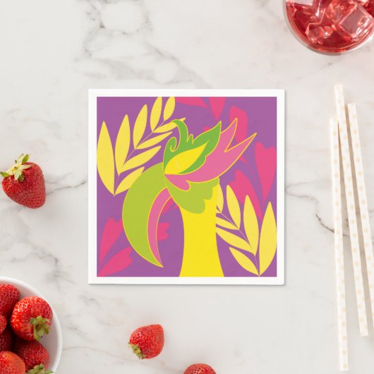 鳥 スタンダードカクテルナプキン (インサイチュ)