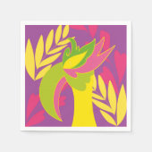 鳥 スタンダードカクテルナプキン (正面)