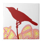 鳥 タイル (正面)