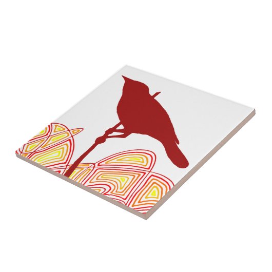 鳥 タイル (側面)