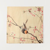 鳥 タペストリー (正面(横))