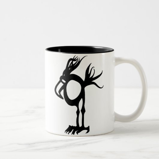 鳥 ツートーンマグカップ (右)