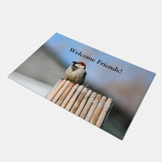 鳥 ドアマット (アングル)