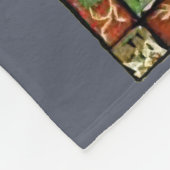 《鳥》ハヤブサとの中世アヒルの狩りか。 フリースブランケット (角)