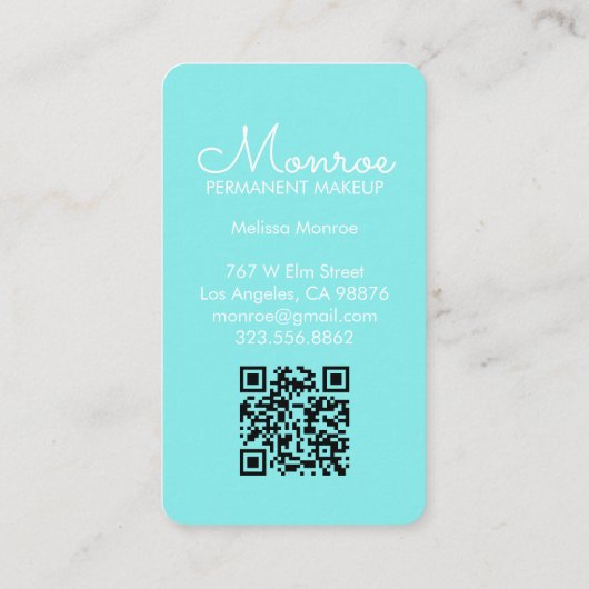 《鳥》ハヤブサとバラエレガントアクア図解入りの、写真付きのピンクレッド 名刺 (裏面)