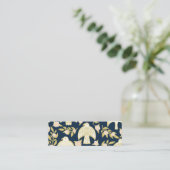 《鳥》ハヤブサとバラエレガントボタニカルシフェミニンック スキニー名刺 (スタンド正面)