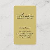 《鳥》ハヤブサとバラエレガント 図解入りの、写真付きの 名刺 (裏面)