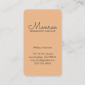 《鳥》ハヤブサとバラエレガント 図解入りの、写真付きの 名刺 (裏面)