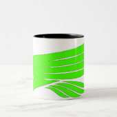 《鳥》ハヤブサのマグ ツートーンマグカップ (中央)