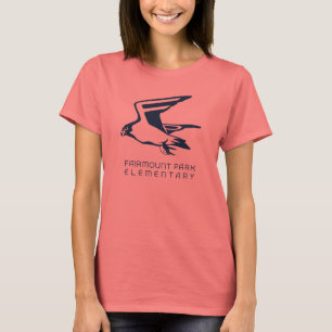 《鳥》ハヤブサの精神のティー Tシャツ