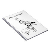 《鳥》ハヤブサオン手袋 ノートブック (右側)