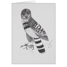《鳥》ハヤブサグリーティングカード
