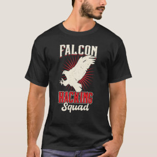 《鳥》ハヤブサハッキングスクワッドファルコリー Tシャツ