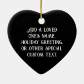 《鳥》ハヤブサフルムーンモノグラムブラック セラミックオーナメント (裏面)