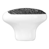 《鳥》ハヤブサフルムーンモノグラム セラミックノブ (側面)