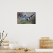 《鳥》ハヤブサポスター ポスター (キッチン)