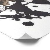 《鳥》ハヤブサポートレート動物絵画の野生生物アウトドア ポスター (角)