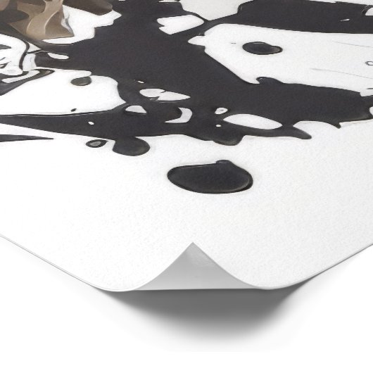 《鳥》ハヤブサポートレート動物絵画の野生生物アウトドア ポスター (角)