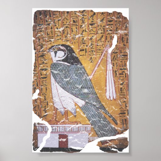 《鳥》ハヤブサ塊 ポスター (正面)