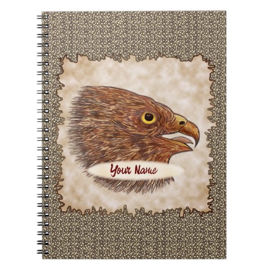 《鳥》ハヤブサ手帳 ノートブック (正面)