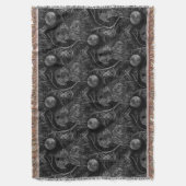 《鳥》ハヤブサ満月パターン スローブランケット (正面縦)