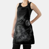 《鳥》ハヤブサ満月 エプロン (インサイチュ)