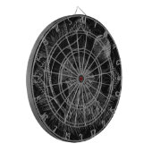 《鳥》ハヤブサ満月 ダーツボード (正面左)