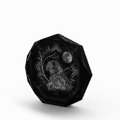 《鳥》ハヤブサ満月 フォトブロック (右)