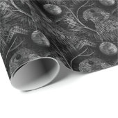 《鳥》ハヤブサ満月 ラッピングペーパー (ロールコーナー)