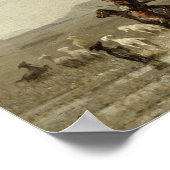 《鳥》ハヤブサ狩り, 1862 ポスター (角)