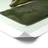 《鳥》ハヤブサ神を崇拝するタハルカ王の像 ポスター (角)