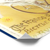 《鳥》ハヤブサ自転車 ポスター (角)