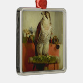 《鳥》ハヤブサ1837年 メタルオーナメント (右)