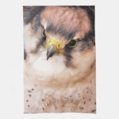 《鳥》ハヤブサ キッチンタオル (縦)