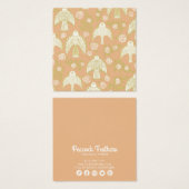 《鳥》ハヤブサ&バライヤリングネックレスジュエリーディスプレイ (正面&裏面)