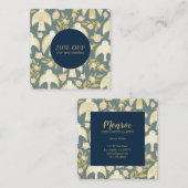 《鳥》ハヤブサ&バラシッエレガントク図解入りの、写真付きの 割引カード (正面/裏面)