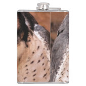 《鳥》ハヤブサ フラスク (裏面)