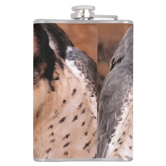 《鳥》ハヤブサ フラスク (裏面)