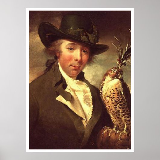 《鳥》ハヤブサ ポスター (正面)