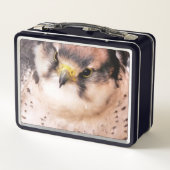 《鳥》ハヤブサ メタルランチボックス (裏面)