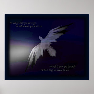 《鳥》ハヤブサ～警察の献上品ポスター ポスター