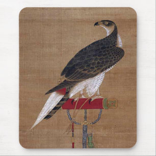 《鳥》ハヤブサ- 16世紀朝鮮絵巻 マウスパッド