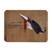 《鳥》ハヤブサ- 16世紀朝鮮絵巻 マグネット (横)